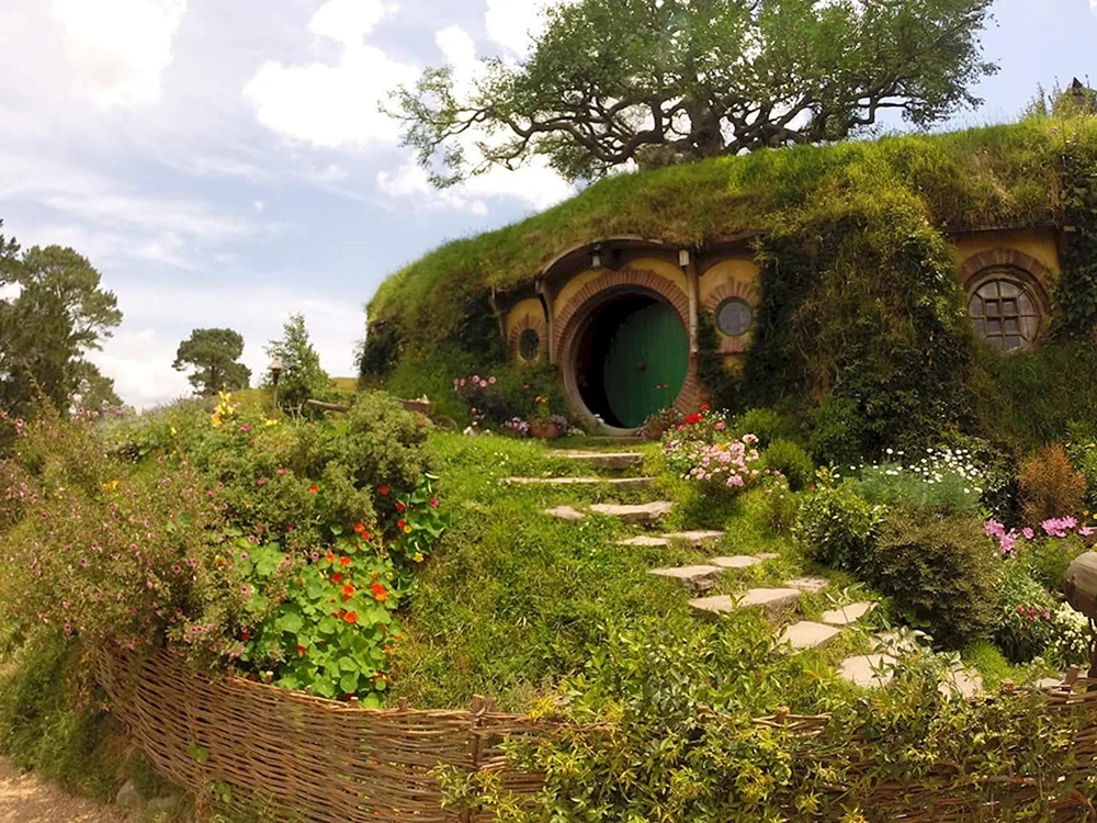 Дом Бильбо Бэггинса - Изображение Hobbiton Movie Set, Хинуера - Tripadvisor